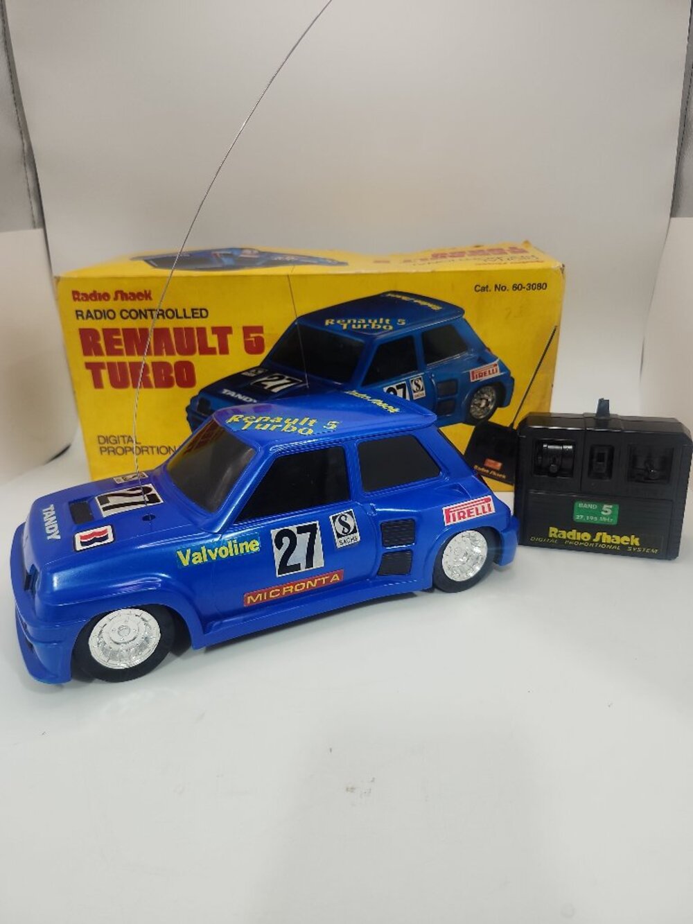 Vintage RC Tandy Renault 5 Turbo Radio Shack 1983 Working